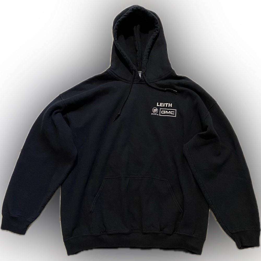 Leith Wendell car dealer hoodie, Buick & GMC, black color, size XL